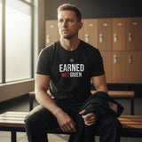 Black Earned Not Given heavyweight BJJ tee by Roll Gear
