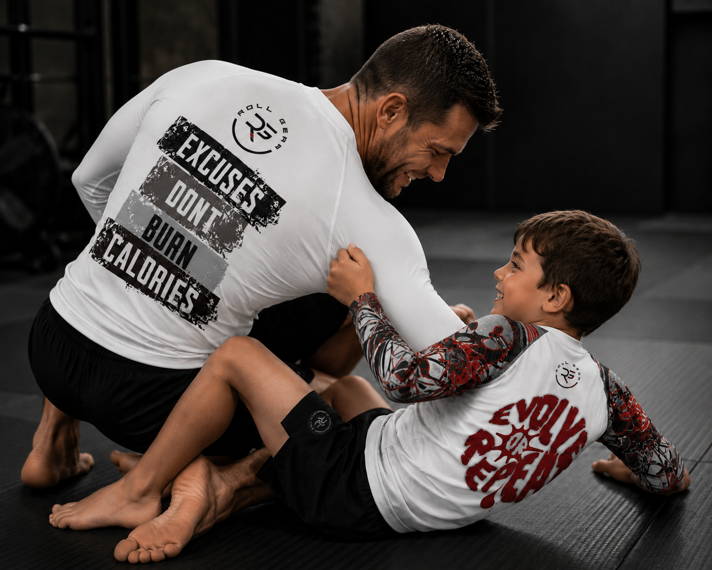 Roll Gear Evolve or Repeat Rash Guard - Kids, product image 2.