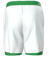 Roll Gear Youth Green Ranked Grappling Shorts – Kids BJJ & Wrestling, back view.