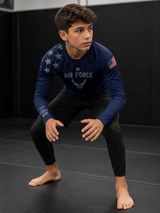 Roll Gear Youth Air Force Long Sleeve Rash Guard, product image 4.
