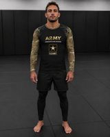 Rash guard militar de manga larga para hombre