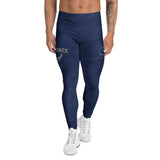 Roll Gear Men's Air Force Compression Spats - Navy, front view.