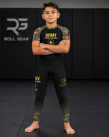 Roll Gear Youth Army Classic Compression Spats, product image 1.