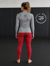 Roll Gear Embrace the Chaos Performance Rash Guard, product photo.