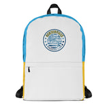 Roll Gear Centerville Wrestling Team Backpack - White, Crest Logo, front view.