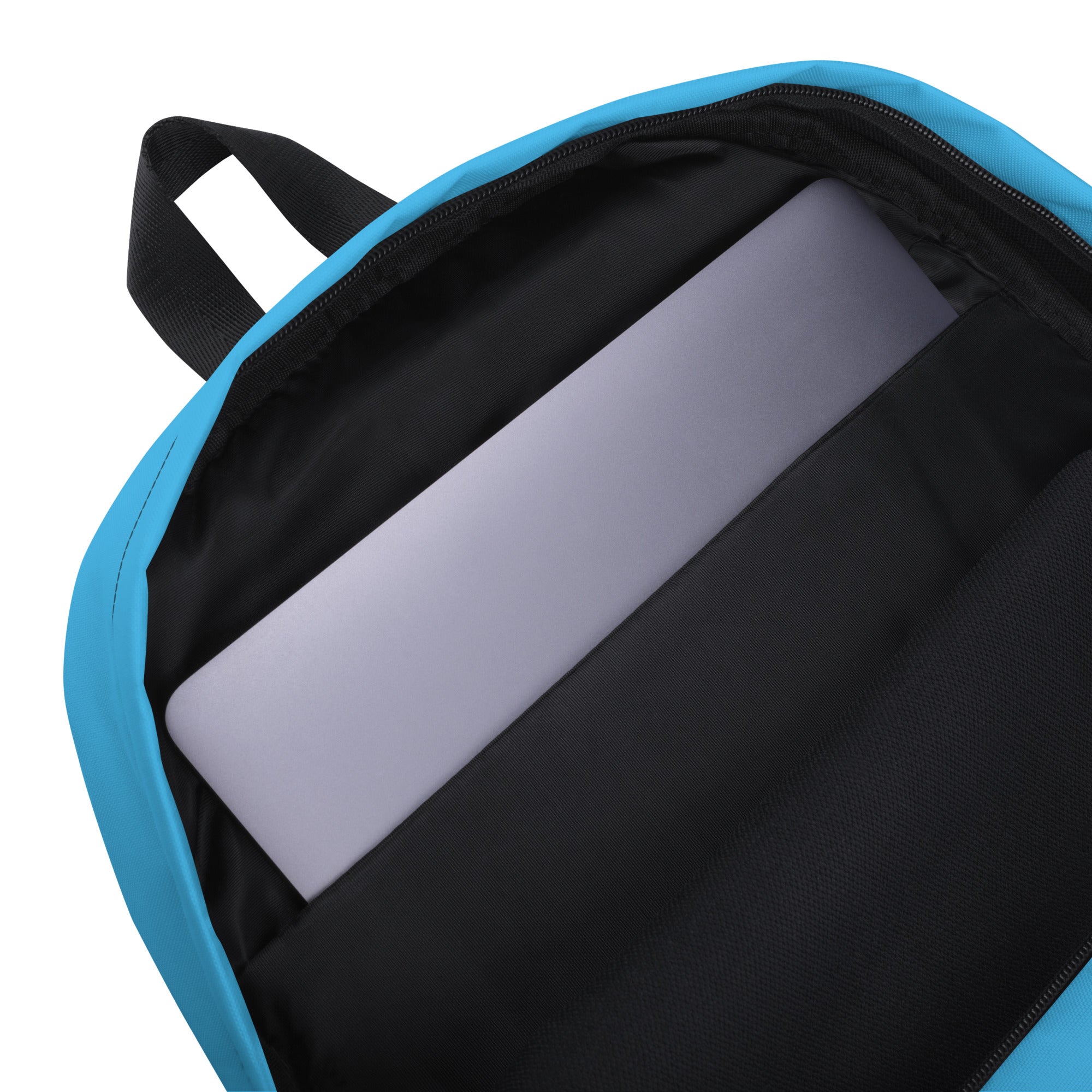 Centerville Wrestling Team Backpack, Black/White, detail view.