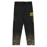 Roll Gear Kids Army Classic Compression Spats, back view.