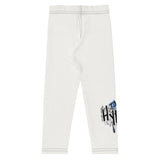 Roll Gear Tap Hype Spats - Blue & White, Boys Kids, back view.