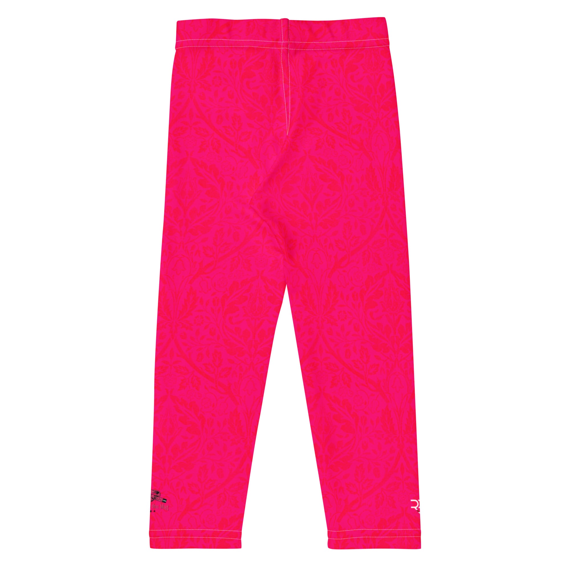 Roll Gear Earned Not Given Kids Spats - Pink, back view.
