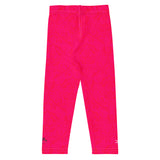 Roll Gear Earned Not Given Kids Spats - Pink, back view.