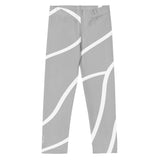 Roll Gear Grey Swirl Spats - Grey/White, Kids, front view.