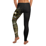 Roll Gear Women's Army Compression Spats - Black Camo, back view.