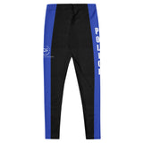 Roll Gear Women's Police Compression Spats - Thin Blue Line, back view, additional angle.