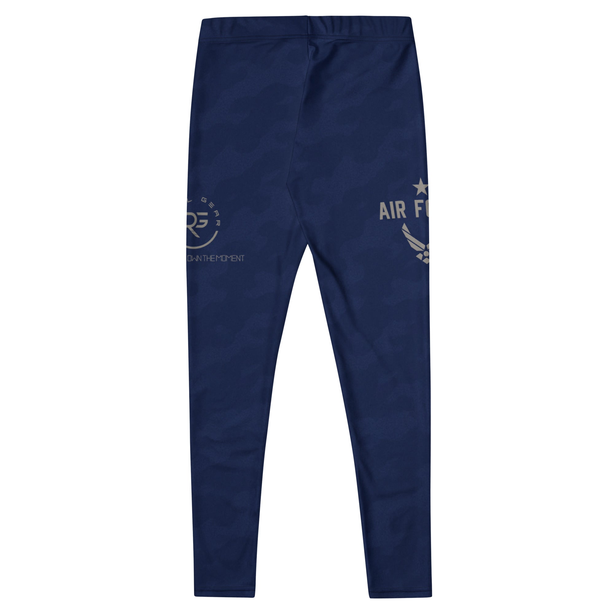 Roll Gear Women's Air Force Compression Spats - Navy, back view, additional angle.