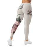 Roll Gear Signature Always Blooming Spats - Vintage Rose, Women's Leggings, back view.