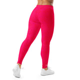 Roll Gear Earned Not Given Spats - Pink, back view.