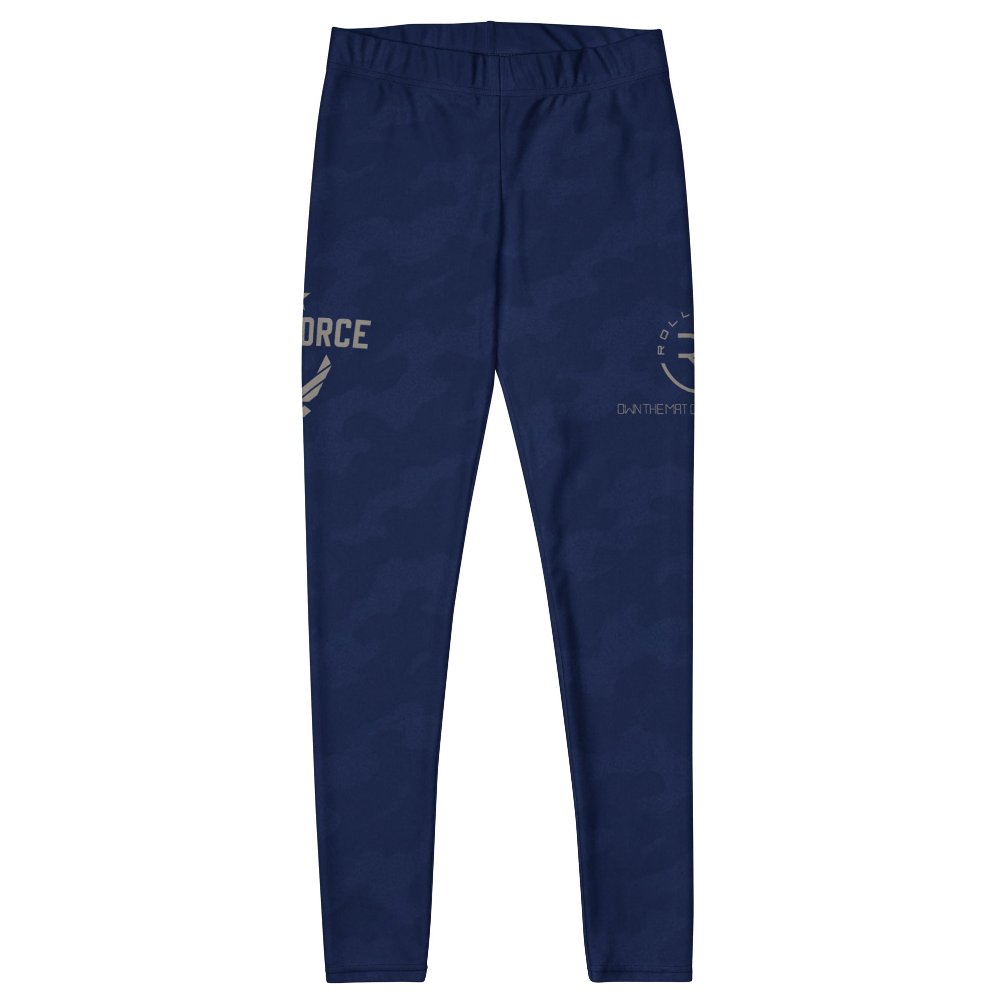 Roll Gear Women's Air Force Compression Spats - Navy, front view, additional angle.