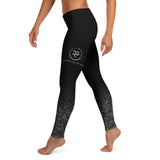 Roll Gear Women's SWAT Compression Spats - Black & Urban Fade Tactical Leggings, left side view.