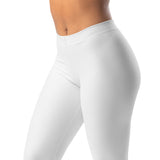 Roll Gear Tap Hype Spats - Orange & White, Women's, left-front view, additional angle.