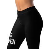 Roll Gear Earned Not Given Women's Spats - Black, front view.