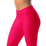 Roll Gear Earned Not Given Spats - Pink, front view.