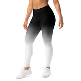 Roll Gear White Fade Training Spats - White/Black, Women's, left-front view.