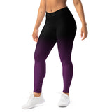 Roll Gear Purple Fade Training Spats - Purple/Black, Women's, left-front view.