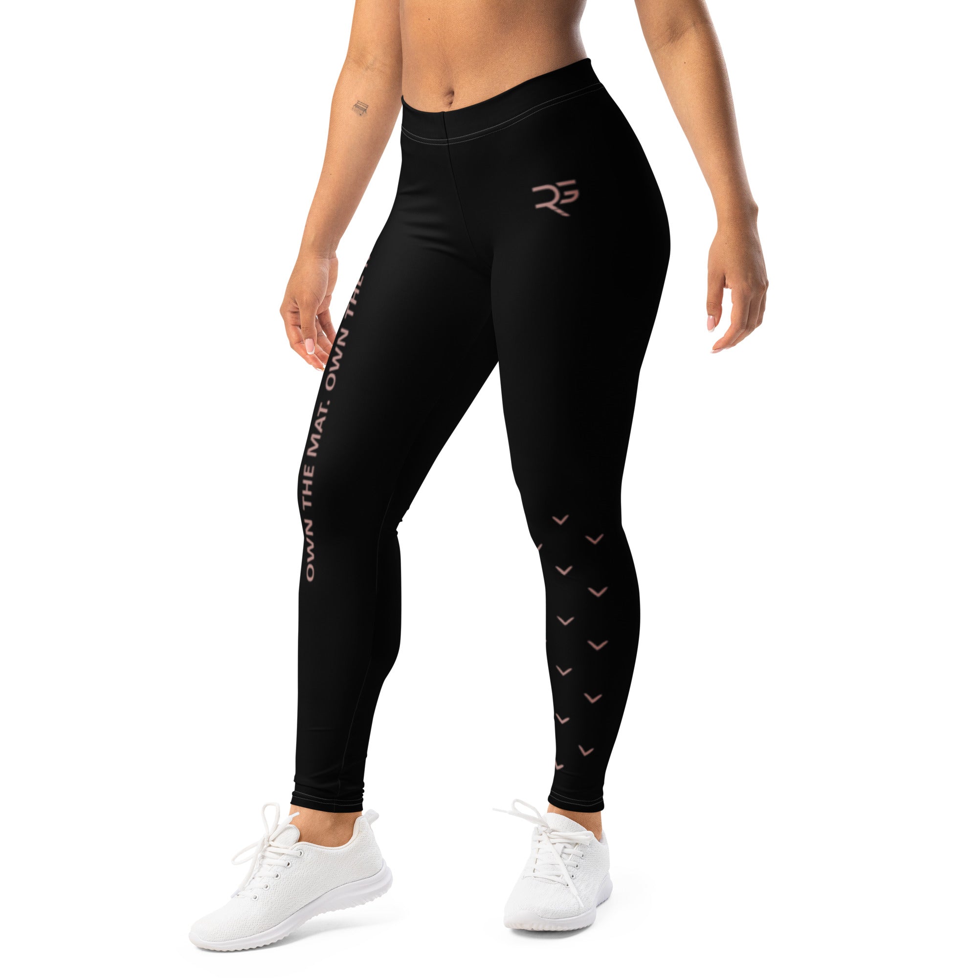 Roll Gear Girls Bows Training Spats - Pink/Black, Women's, left-front view.