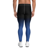 Roll Gear Blue Fade Training Spats - Blue/Black - Men's, back view.