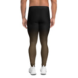 Roll Gear Brown Fade Training Spats - Brown/Black, Men's, back view.