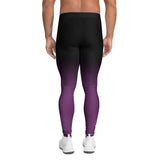 Roll Gear Purple Fade Training Spats - Purple/Black, Men's, back view.