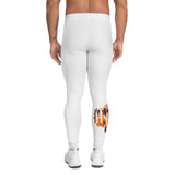 Roll Gear Tap Hype Spats – Orange & White – Men's, back view.