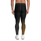 Roll Gear Lion's Pride Spats – Black & Gold – Men's, back view.