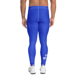 Roll Gear Earned Not Given Men's Spats - Blue, back view.