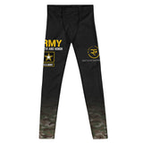 Roll Gear Men's Army Classic Compression Spats, front view, additional angle.
