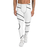 Roll Gear White Swirl Spats - White/Black, Men's, front view.