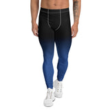 Roll Gear Blue Fade Training Spats - Blue/Black - Men's, front view.