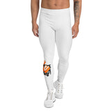 Roll Gear Tap Hype Spats – Orange & White – Men's, front view.