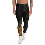 Roll Gear Lion's Pride Spats – Black & Gold – Men's, front view.