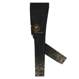 Roll Gear Men's Army Classic Compression Spats, left side view, additional angle.