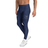 Roll Gear Men's Air Force Compression Spats - Navy, left side view.