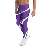 Roll Gear Purple Swirl Spats - Purple/White, Men's, left side view.
