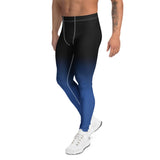 Roll Gear Blue Swirl Spats - Blue/White, Men's, left side view.