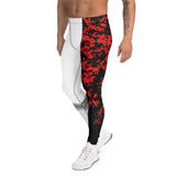 Roll Gear Shadow Dragon Warrior Spats - White & Crimson, Men's, left side view.