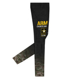 Roll Gear Men's Army Classic Compression Spats, right side view, additional angle.