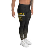 Roll Gear Men's Army Classic Compression Spats, right side view.