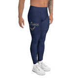 Roll Gear Men's Air Force Compression Spats - Navy, right side view.