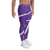 Roll Gear Purple Swirl Spats - Purple/White, Men's, right side view.