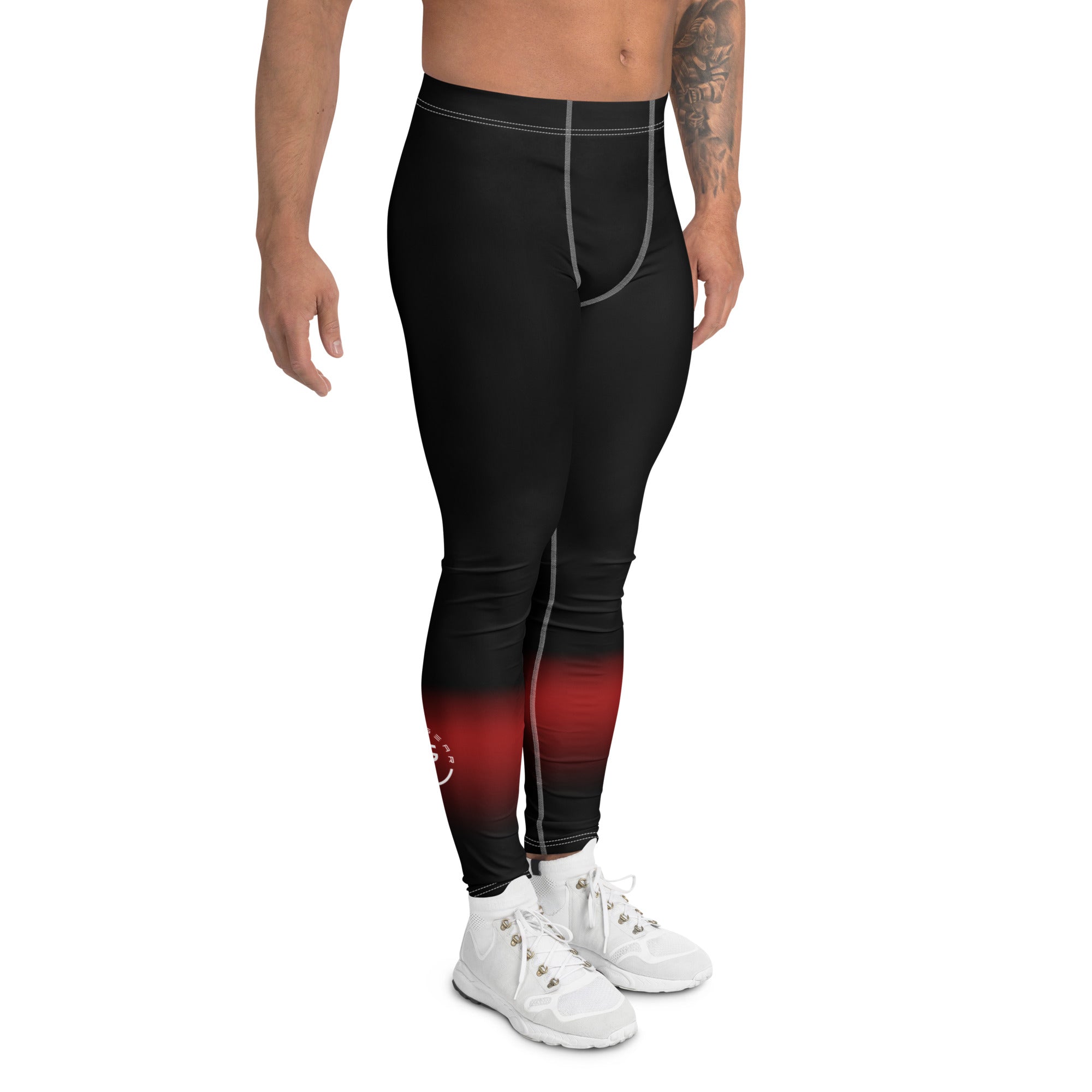 Roll Gear Black Fade Training Spats – Black – Men's, right side view.