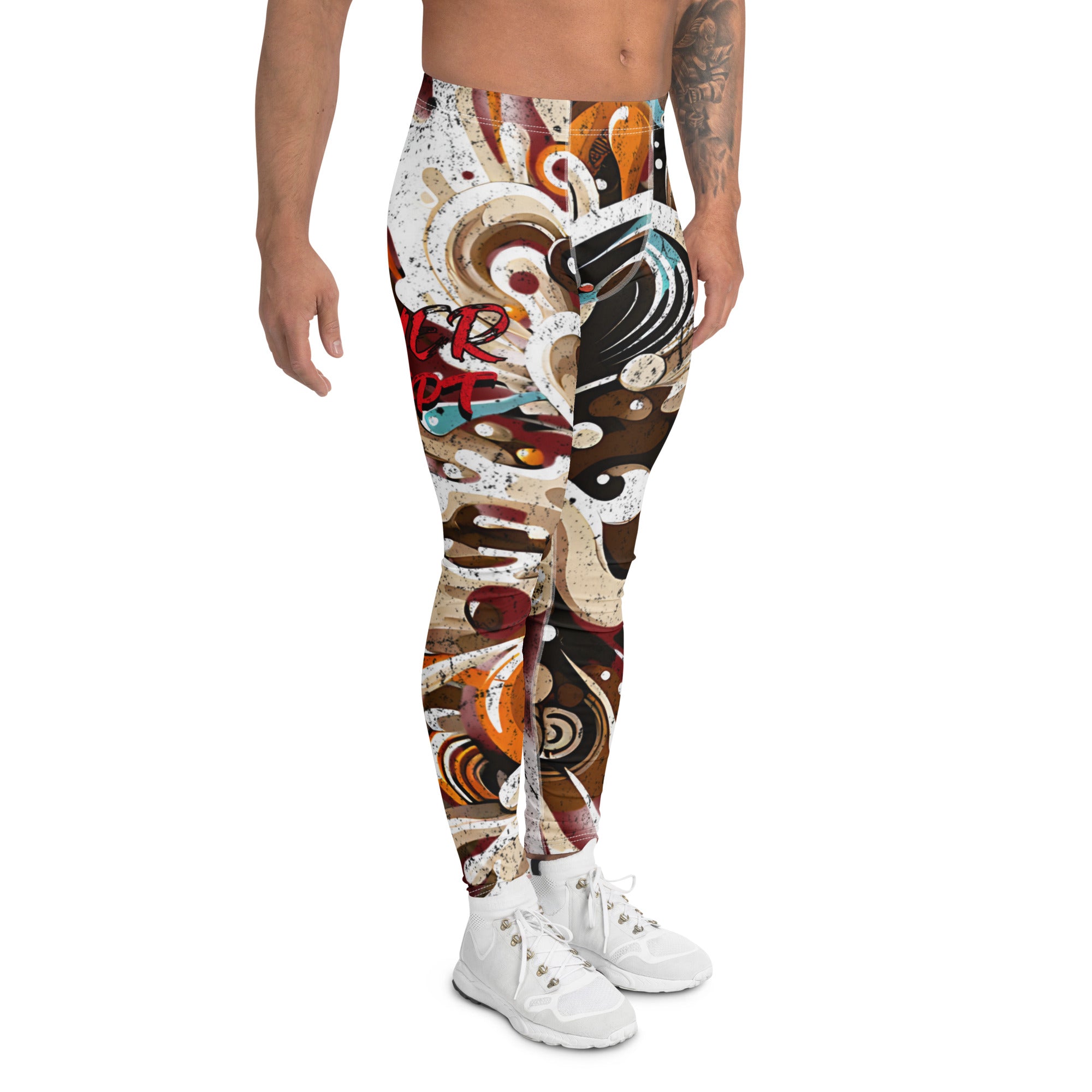 Roll Gear Never Accept Training Spats – Black/Multicolor – Men's, right side view.